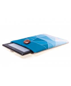 Husa Isoscel albastru pentru Kindle